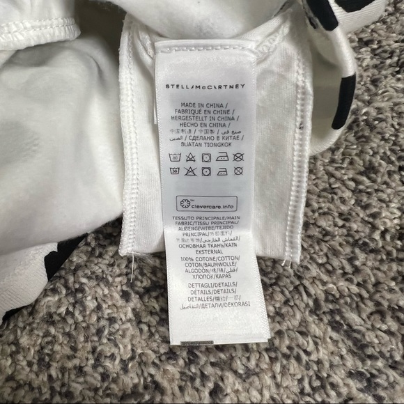 STELLA MCCARTNEY Baby White Fleece Spotty Dog Dress 6 Months - Picture 3 of 5